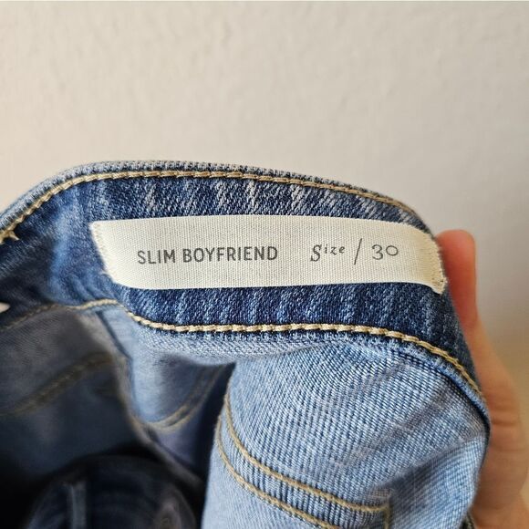 Anthropologie Pilcro And The Letterpress Ripped Slim Boyfriend Jean Size 30 - Picture 4 of 6